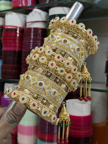 Polki rajwadi bangles