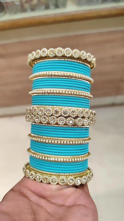 Pearl bangles set