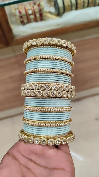 Pearl bangles set