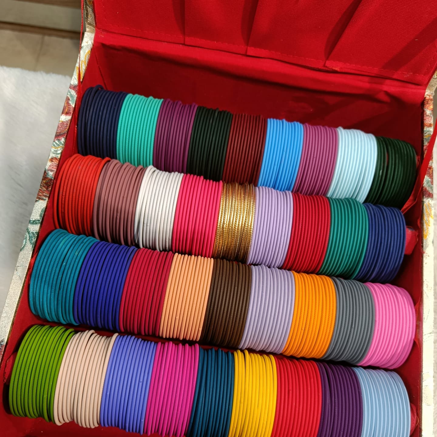 36 dozen matt bangles with bangles box