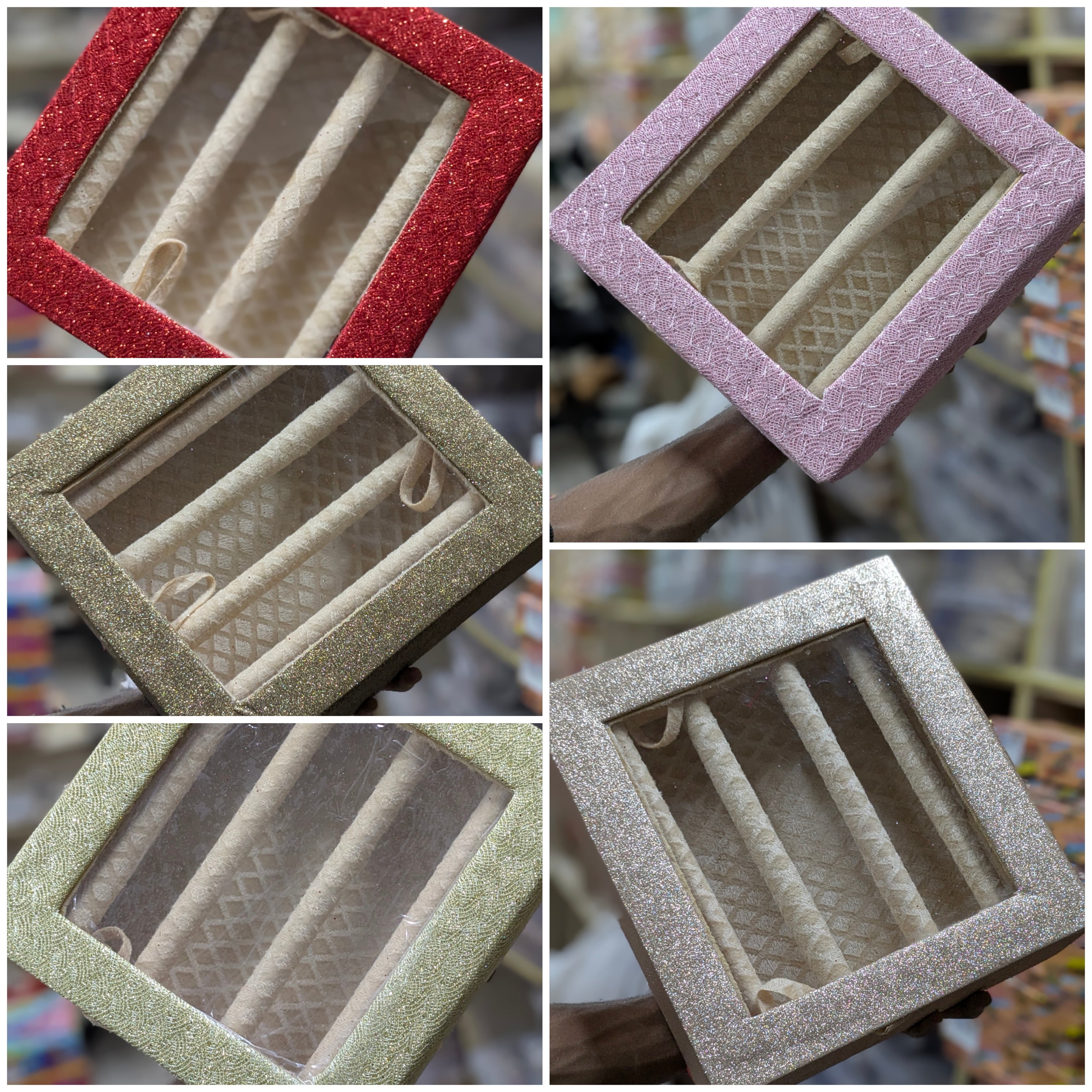 GLITTER PREMIUM QUALITY BANGLE BOXES – Bangle Indian Tradition