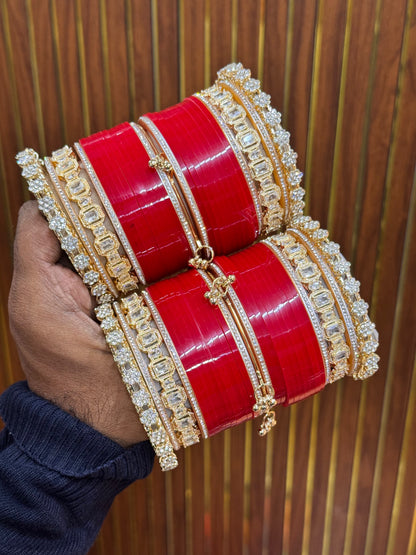 🔥 KARWA CHAUTH SPECIAL – DESIGNER BANGLES SET 🔥