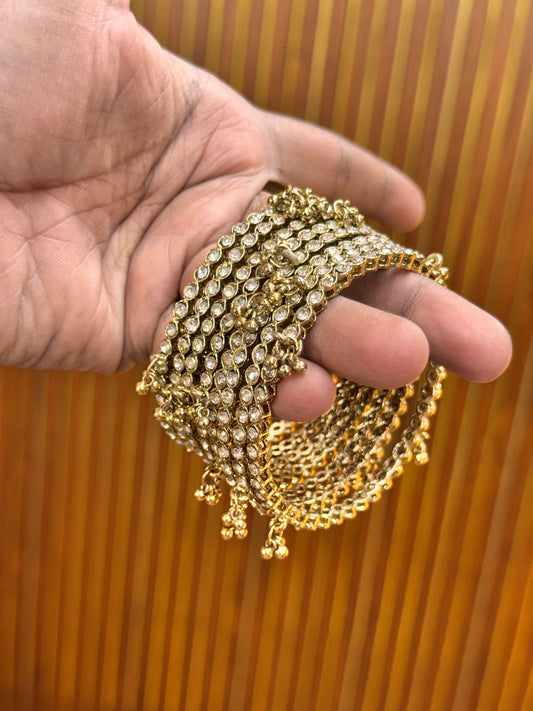 Kashmiri Copper Diamond Gungroos