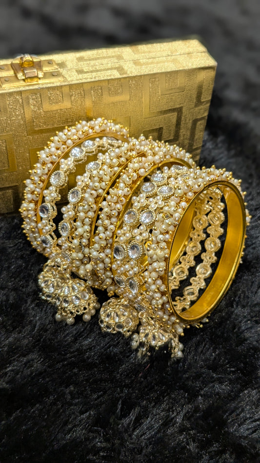 Polki bangles set