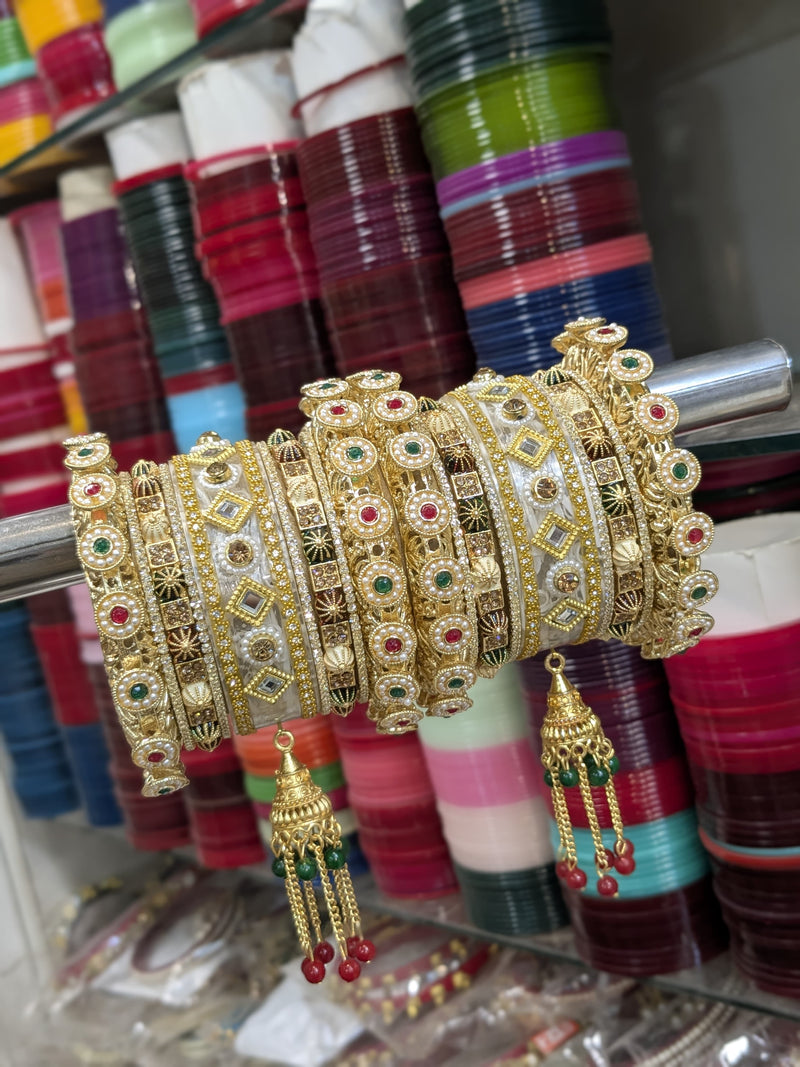 Polki rajwadi bangles