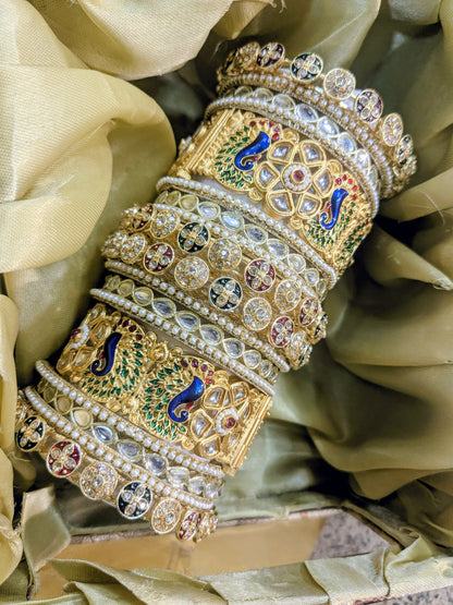 PEACOCK RAJWADI bangles