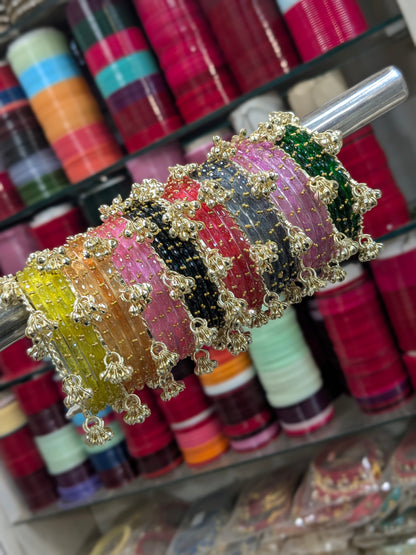 Raindrop premium Kashmiri bangles set
