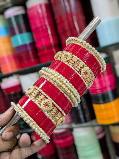 POLKI PUNJABI BRIDAL BANGLES