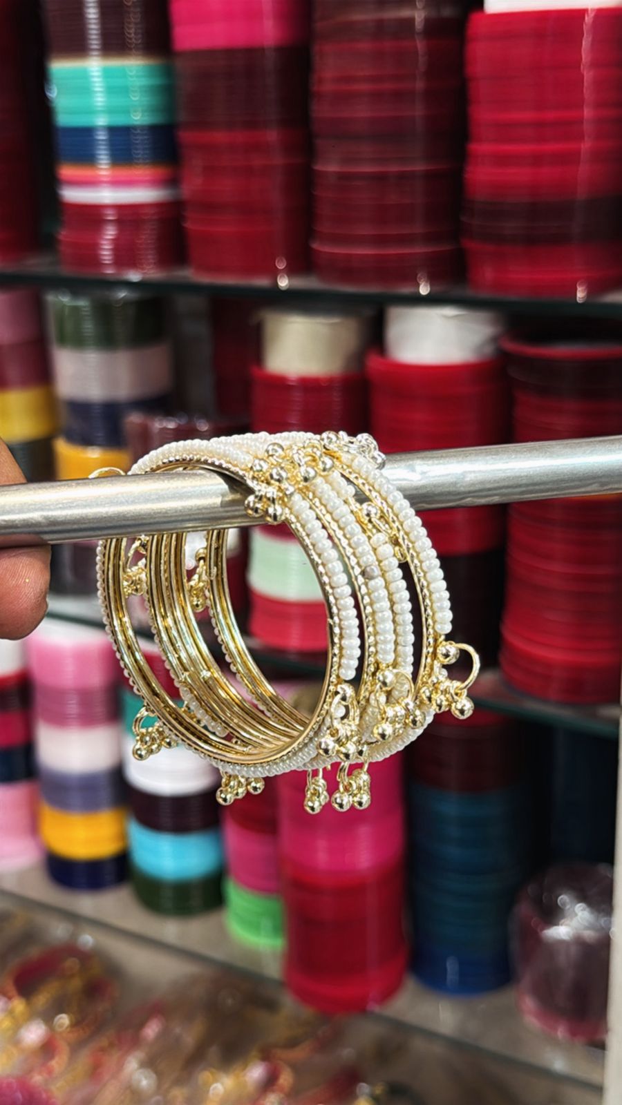New pearl kashmiri bangles