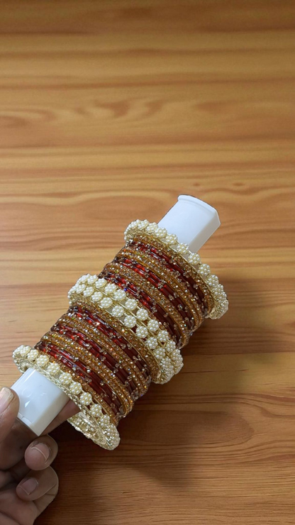 RAINDROP PRO GLASS BANGLES SET