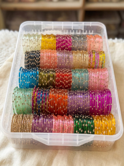 NEW RAINDROP JELLY BANGLES