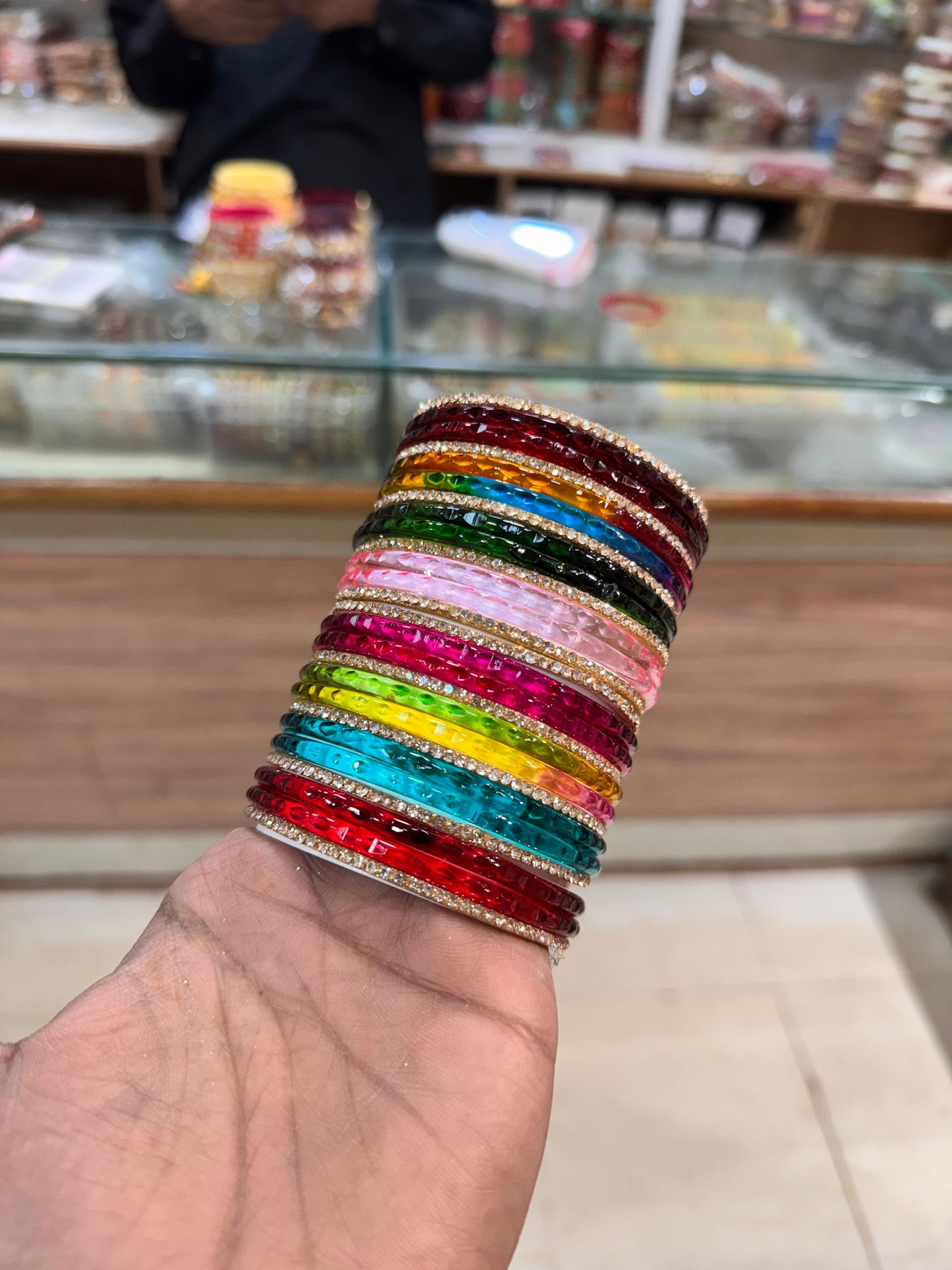 New jelly cutting multy bangles
