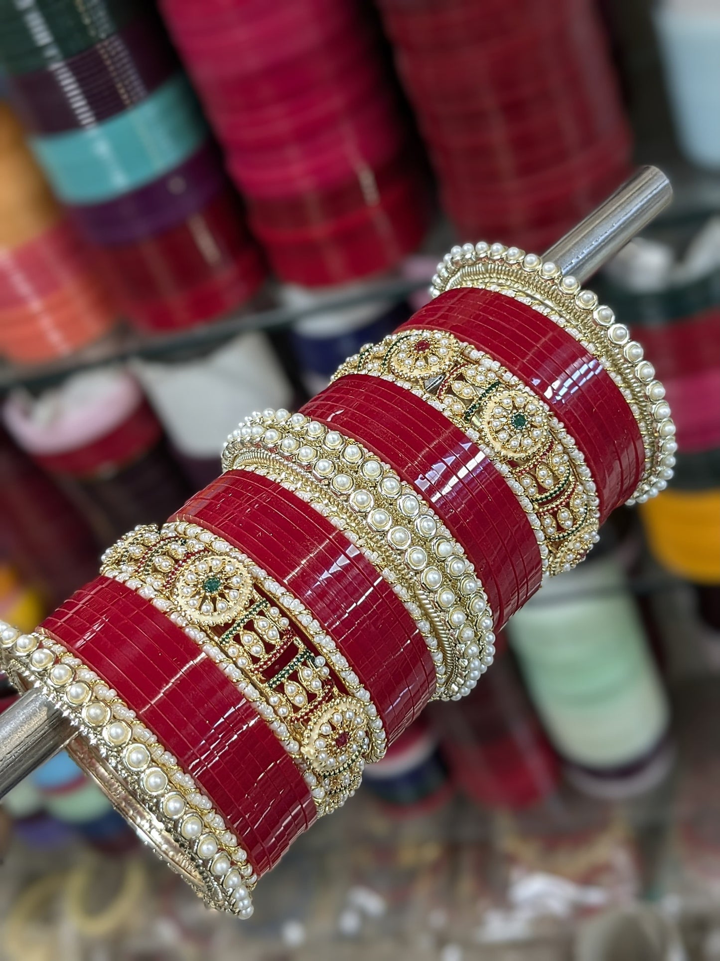 POLKI PUNJABI BRIDAL BANGLES