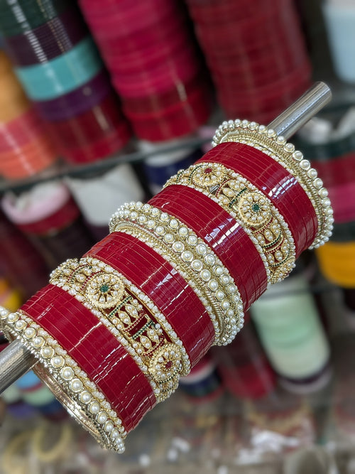 POLKI PUNJABI BRIDAL BANGLES