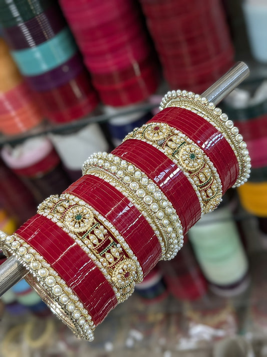 POLKI PUNJABI BRIDAL BANGLES