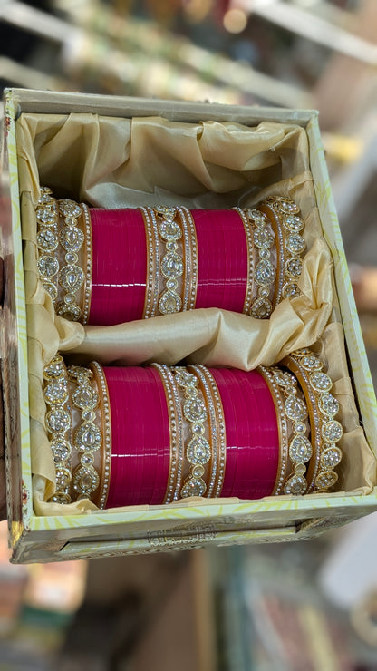 kundan bridal punjabi chooda