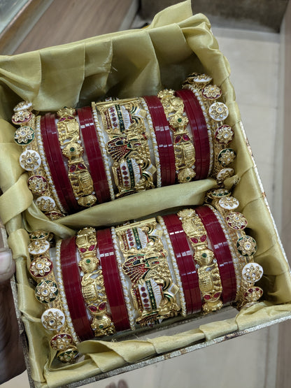 RAJWADI BRIDAL BANGLES