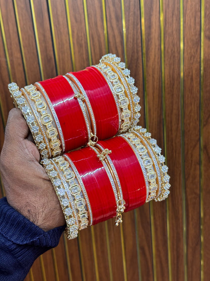 🔥 KARWA CHAUTH SPECIAL – DESIGNER BANGLES SET 🔥