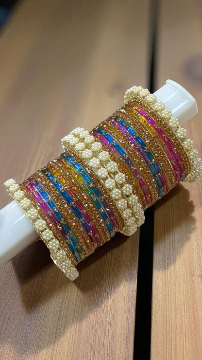 RAINDROP PRO GLASS BANGLES SET