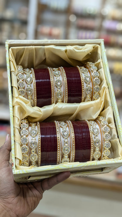 kundan bridal punjabi chooda