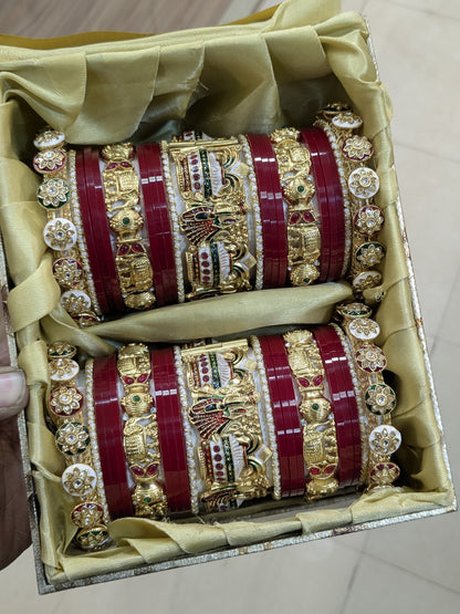 RAJWADI BRIDAL BANGLES