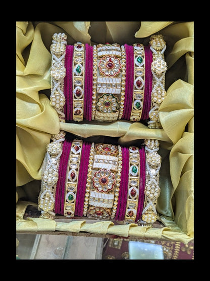 New meena kari bangles set