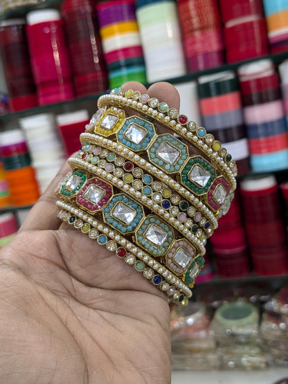 Copper bangles set