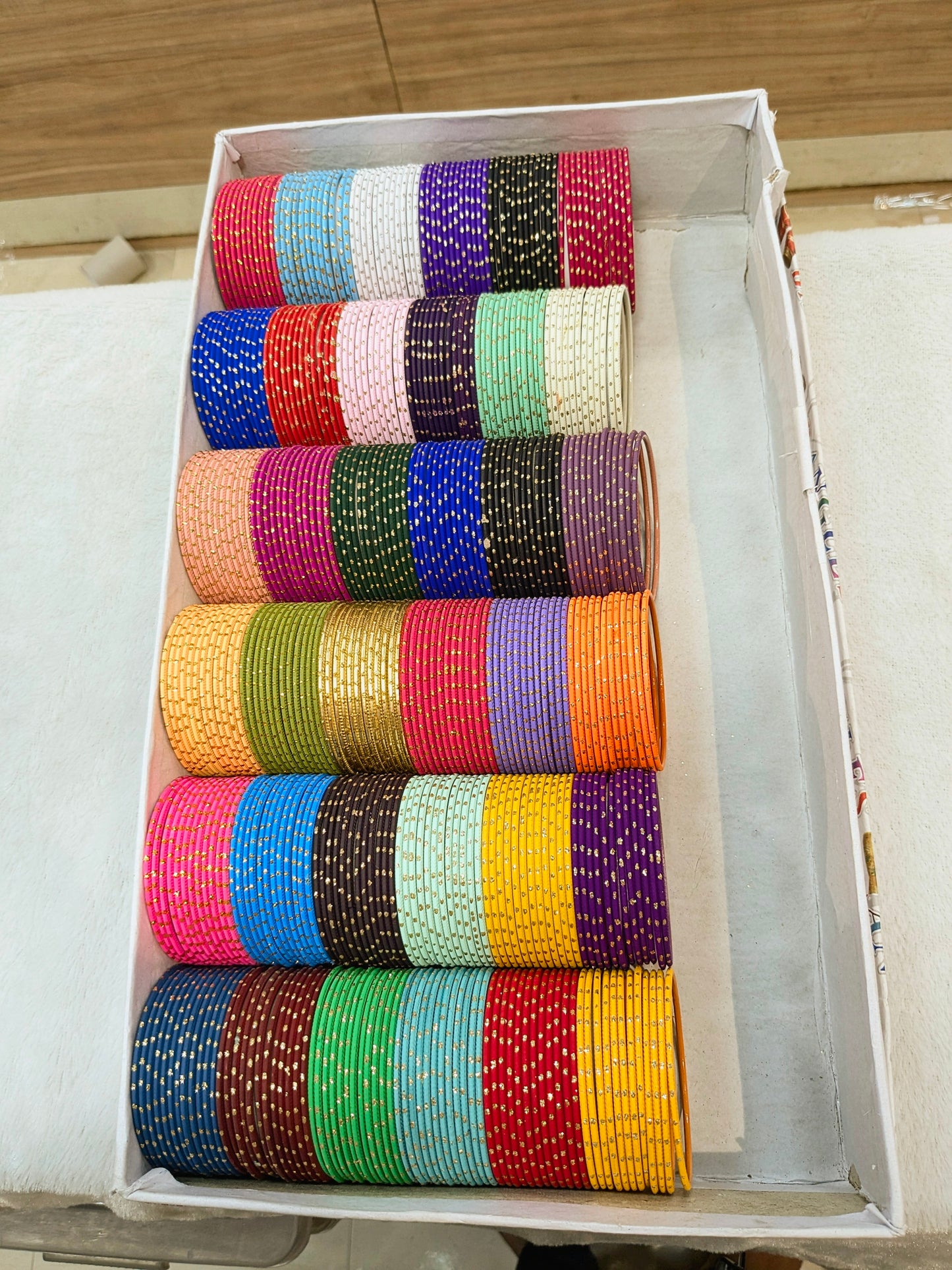 36 DOZEN DOTTED BANGLES