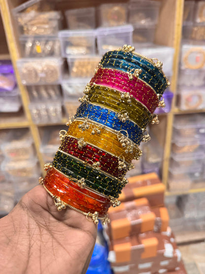 NEW TRENDING RAINDROP BANGLES 
Trending 8 color box