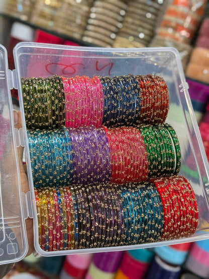 Raindrop Pro Glass Bangles ✨