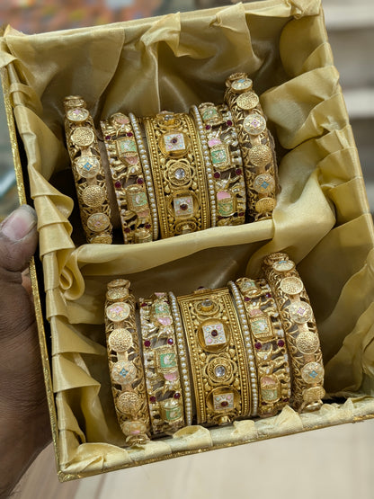 HIGH GOLD BRASS RAJWADI CHOODA