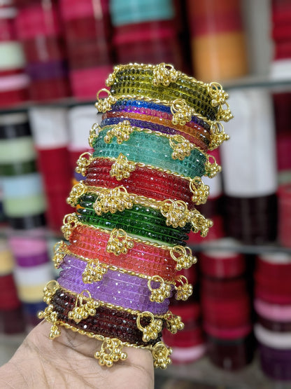 New raindrop kashmiri bangles set