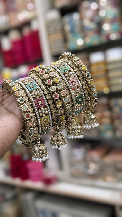 Jhumkhi bangles set