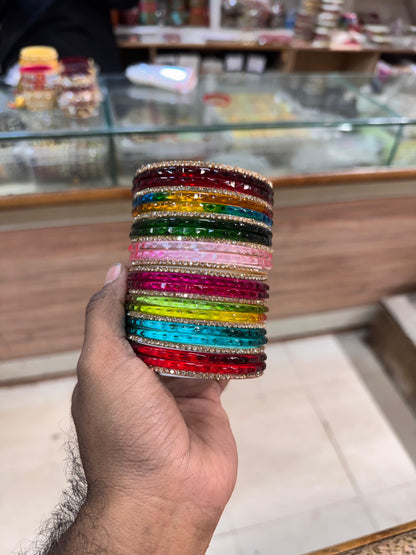 New jelly cutting multy bangles