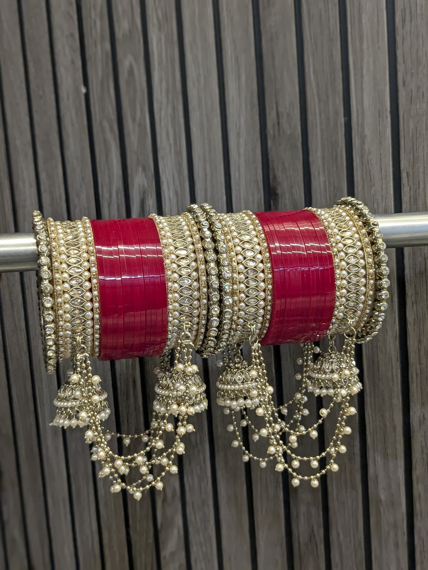 Bridal Chura with Kalera Bangles – Royal Punjabi Wedding Set