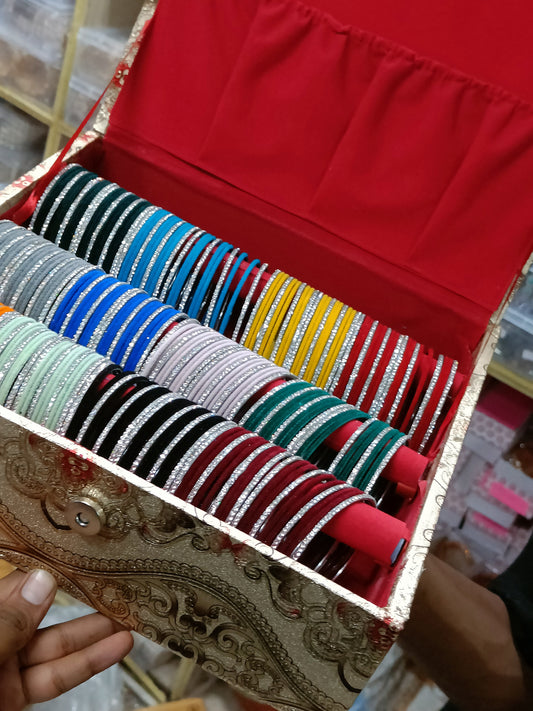 12 bangles set of velvet