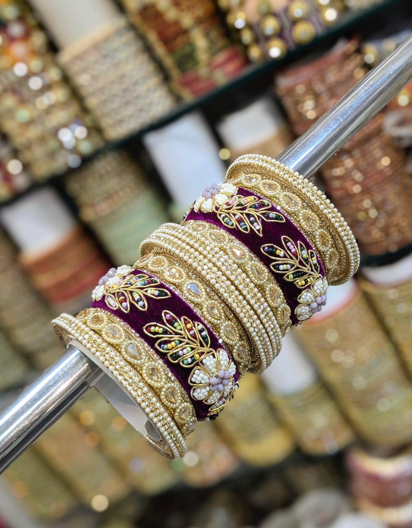 HANDWORK VELVET BANGLES