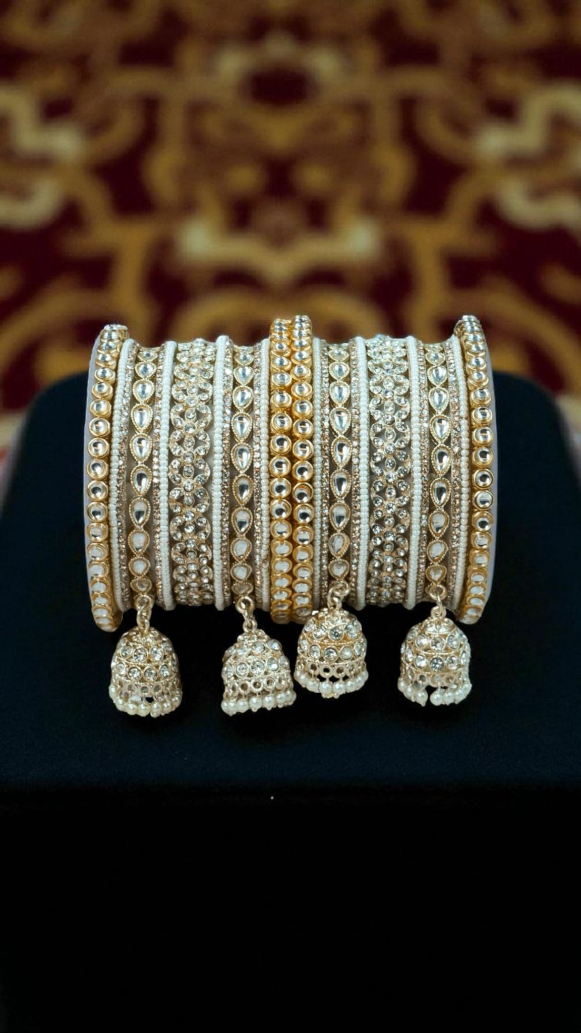 Golden bangles set