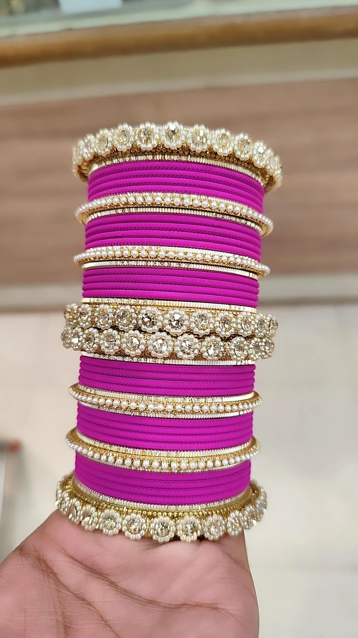 Pearl bangles set