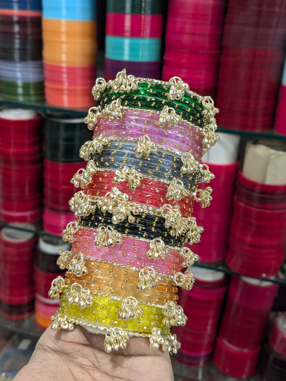 Raindrop premium Kashmiri bangles set