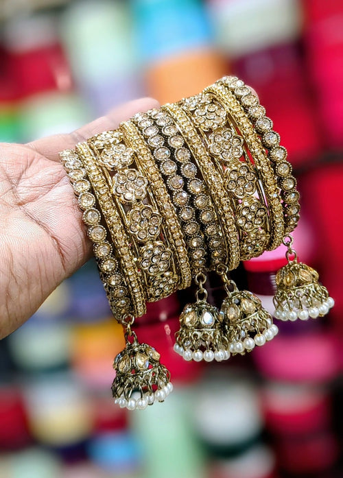 6 PC COPPER BANGLES SET