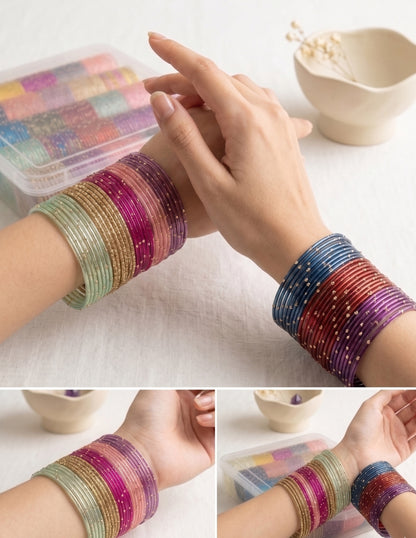 NEW RAINDROP JELLY BANGLES
