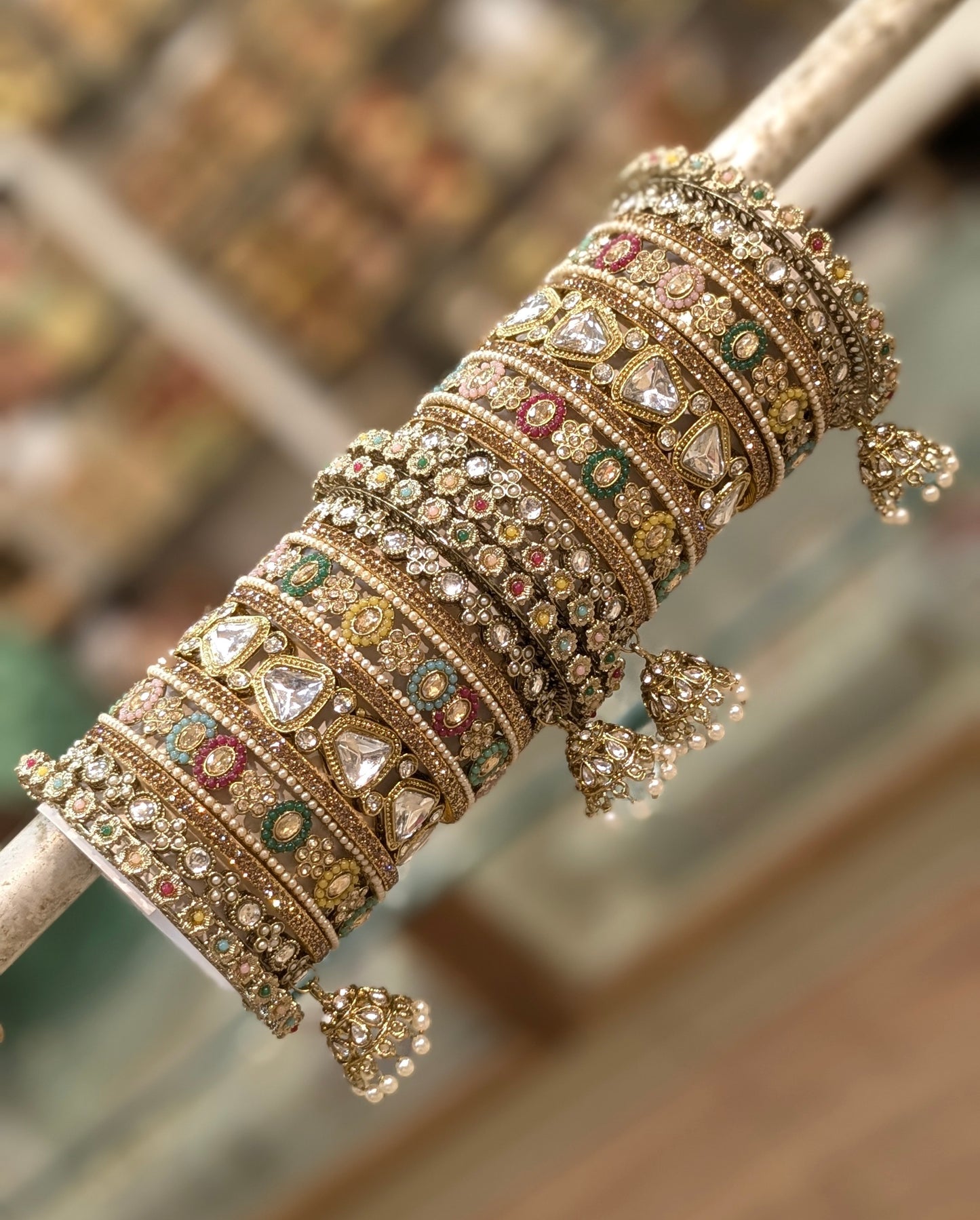 KUNDAN BRIDAL BANGLES