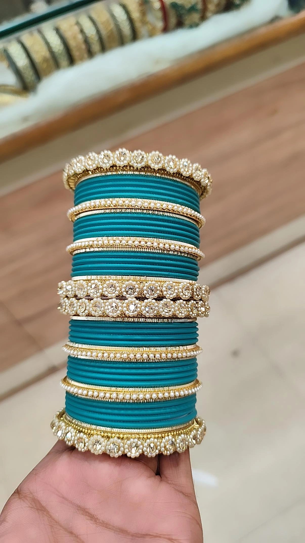 Pearl bangles set