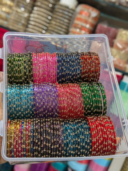 Raindrop Pro Glass Bangles ✨