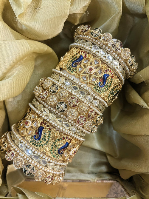 PEACOCK RAJWADI bangles