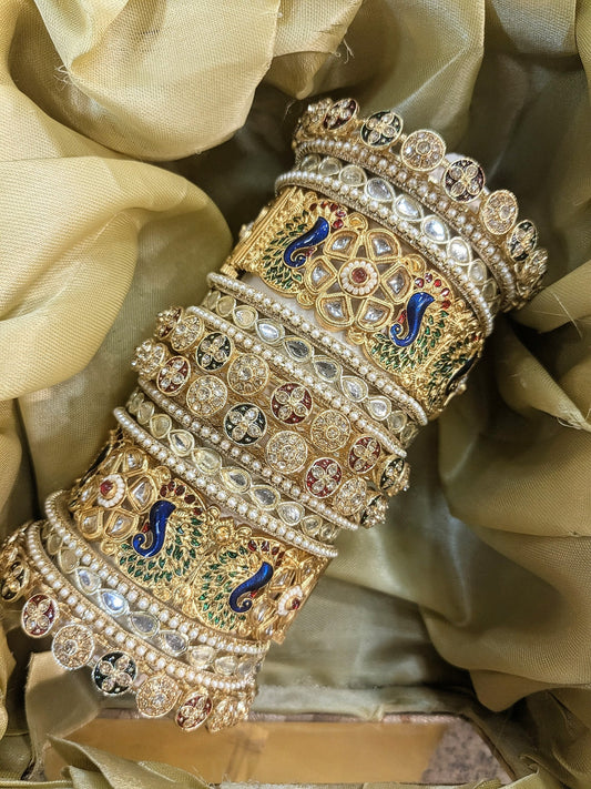 PEACOCK RAJWADI bangles