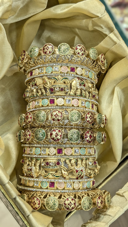 Stylish rajwadi bangles