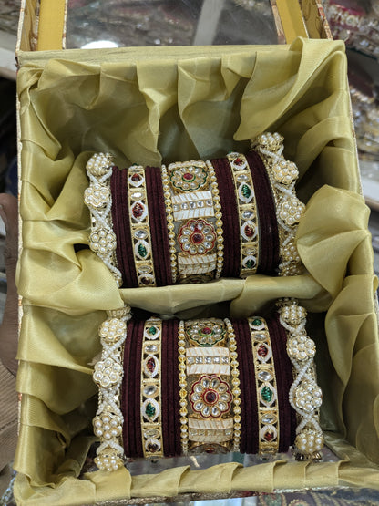 New meena kari bangles set