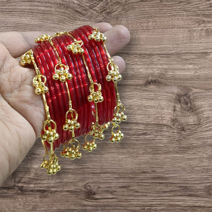 GUNGROO glass bangles 
Set